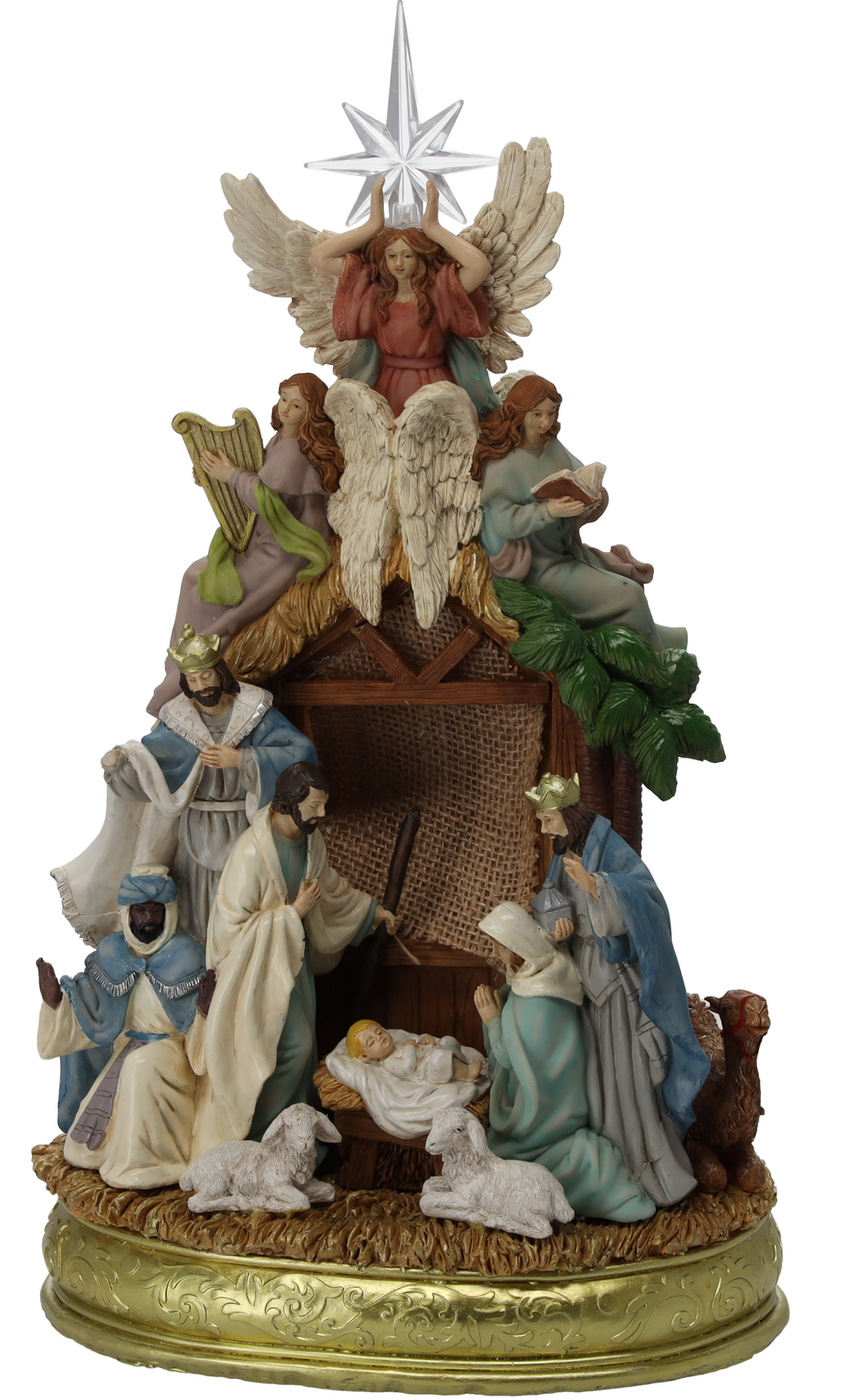 POZYTYWKA BOŻONAR. LED SZOPKA ŚWIĄTECZNA 23 x 16,8 x 41 cm *2461 - obrazek 4