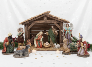 KPL. 12 FIGUR BOŻONARODZENIOWYCH DO 32 CM polyresin *2485