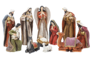 KPL. 11 FIGUR BOŻONARODZENIOWYCH DO 40,5 CM polyresin *2508