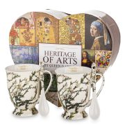 Kpl. Dwóch Kubków Z Łyżeczkami