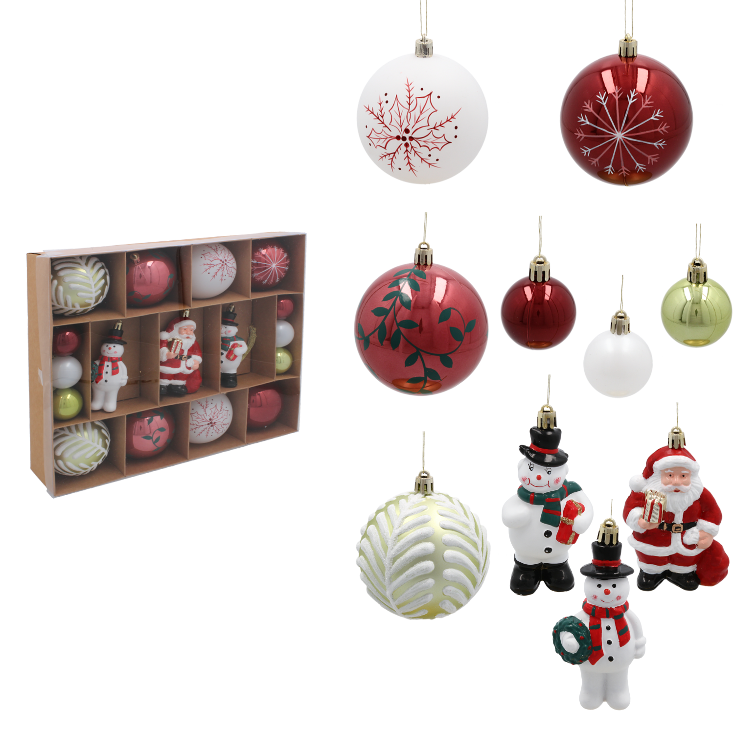 KPL. 23 OZDÓB CHOINKOWYCH - MIX *7168