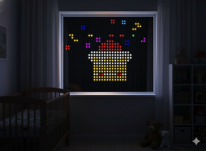 KURTYNA SMART LED 400L MULTIKOLOR, 2 X 2 M, Z PILOTEM WEWN/ZEWN *8240