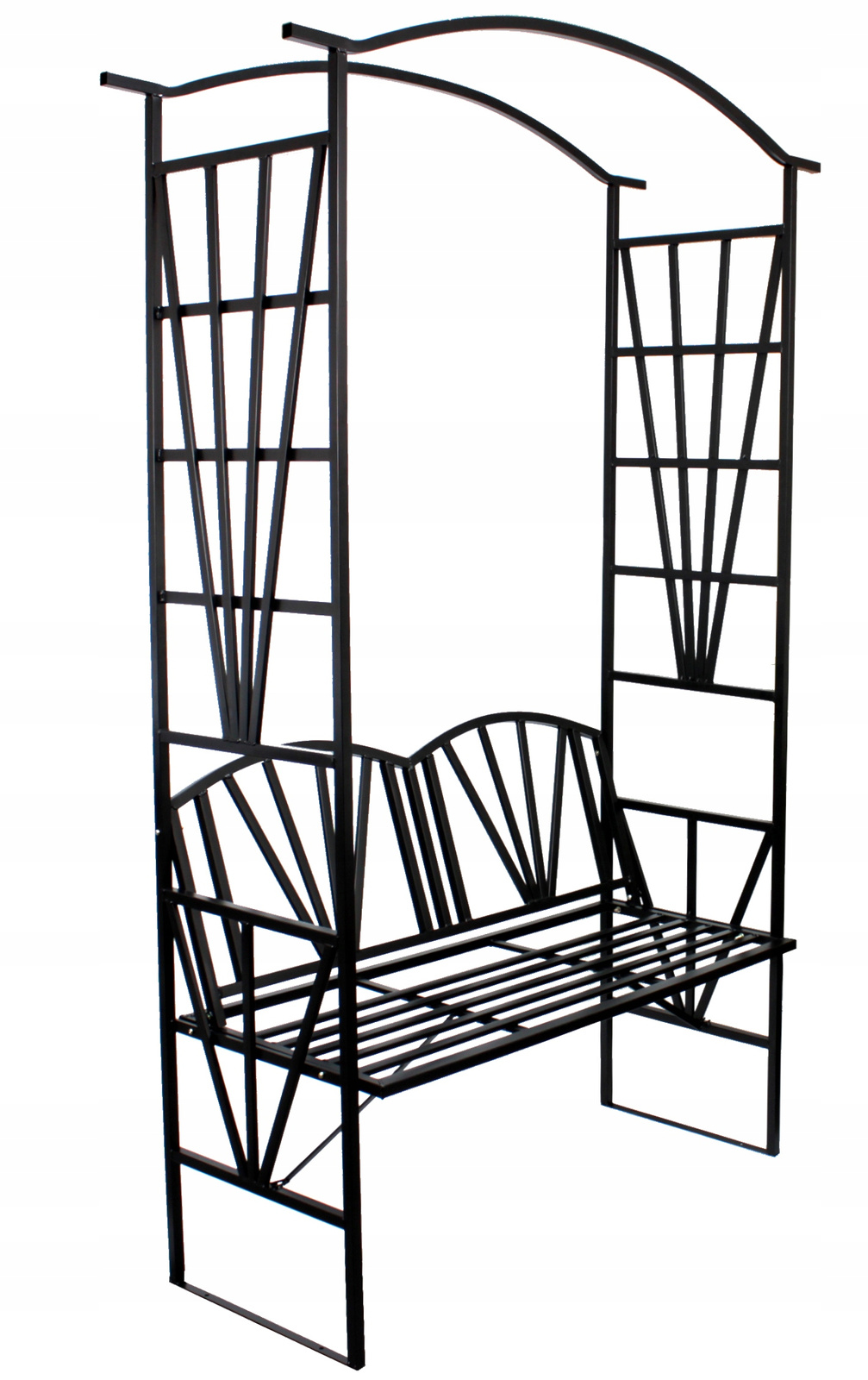 PERGOLA OGRODOWA Z ŁAWKĄ 114 x 45 x 208 CM - obrazek 4
