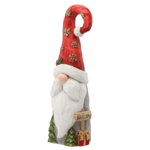 FIGURKA BOŻONAR. - SKRZAT W CZAPCE MIKOŁAJA 22 X 21 X 66 CM LED *0851
