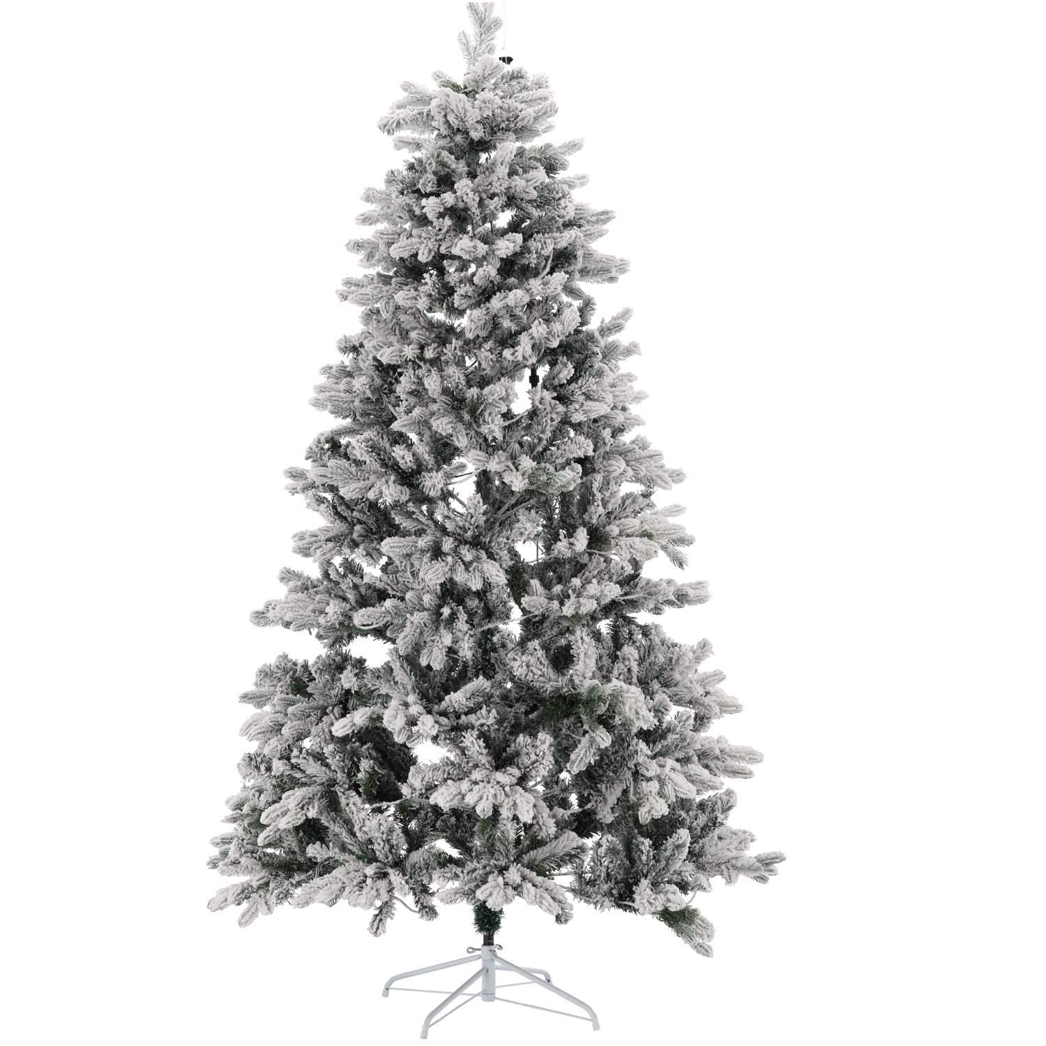CHOINKA SZTUCZNA 210 CM - OŚNIEŻONA LED *9049 - obrazek 2