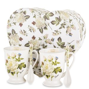 Komplet Kubków Z Łyżeczkami