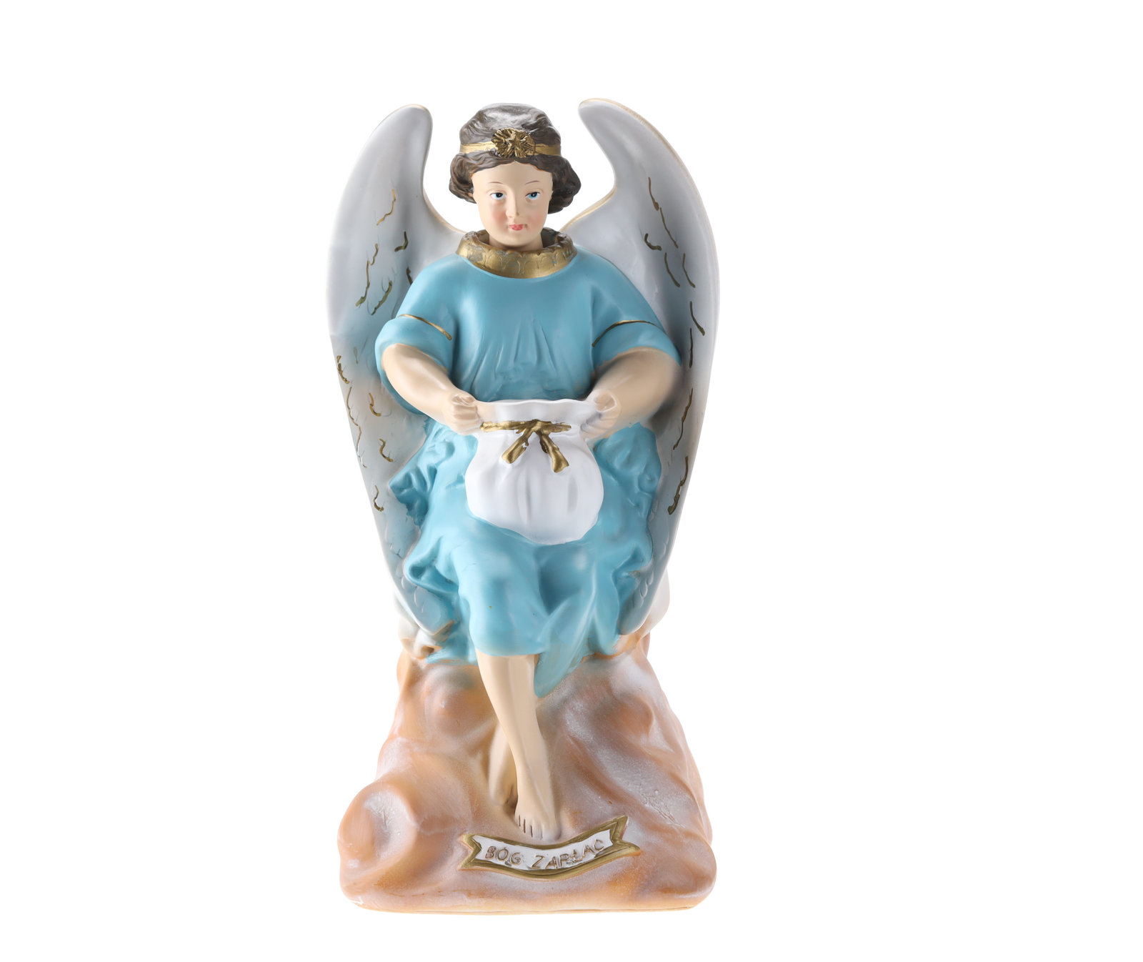 FIGURA ANIOŁ SKARBONKA 38 CM polyresin *1131 - obrazek 3