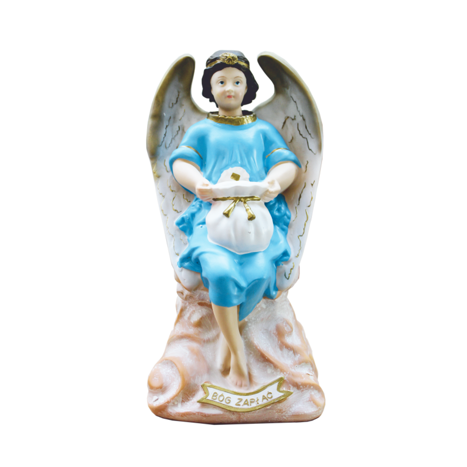 FIGURA ANIOŁ SKARBONKA 38 CM polyresin *1131 - obrazek 5