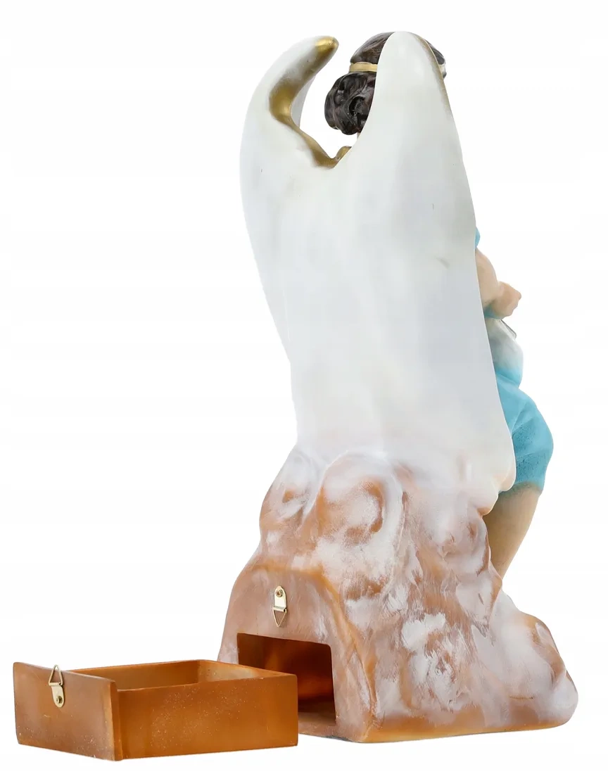 FIGURA ANIOŁ SKARBONKA 38 CM polyresin *1131 - obrazek 7