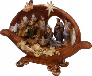 SZOPKA BOŻONARODZENIOWA GROTA 33,5 x 9,5 x 23 CM*1391