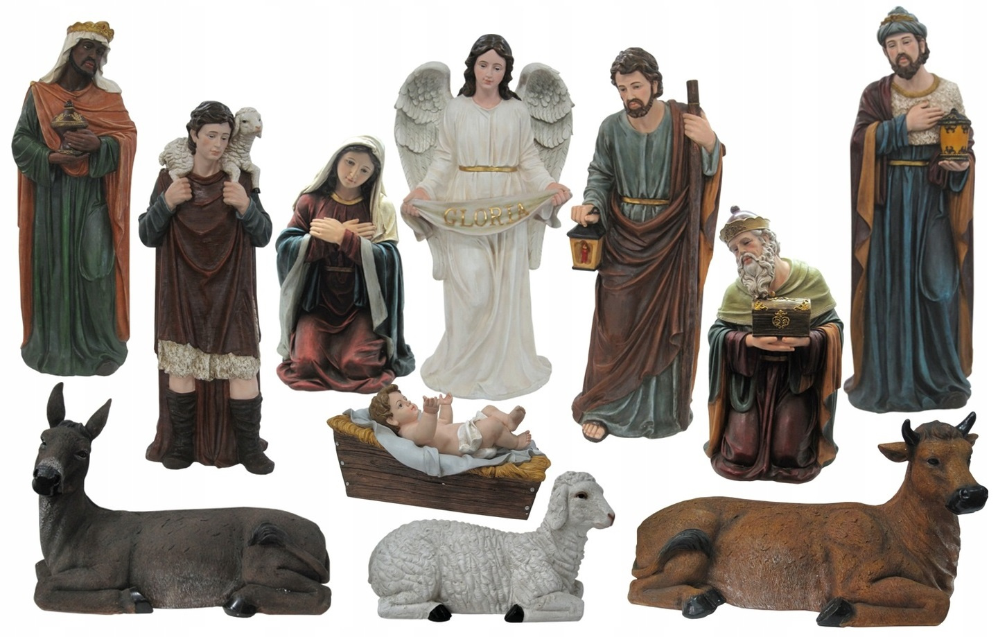 KPL.FIGUR BOŻONARODZENIOWYCH 11 EL.120 CM MASA ŻYWICZNA - obrazek 2