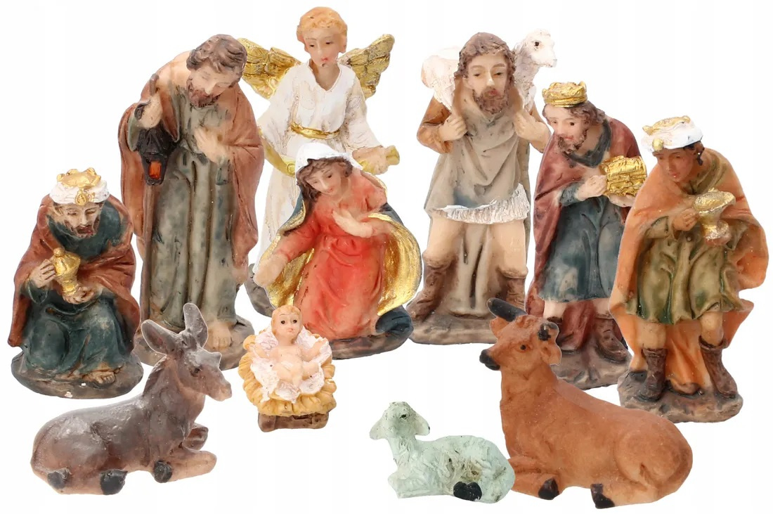 KPL. FIGUREK BOŻONARODZENIOWYCH 11 ELEM. 5,5 CM *4466 - obrazek 2