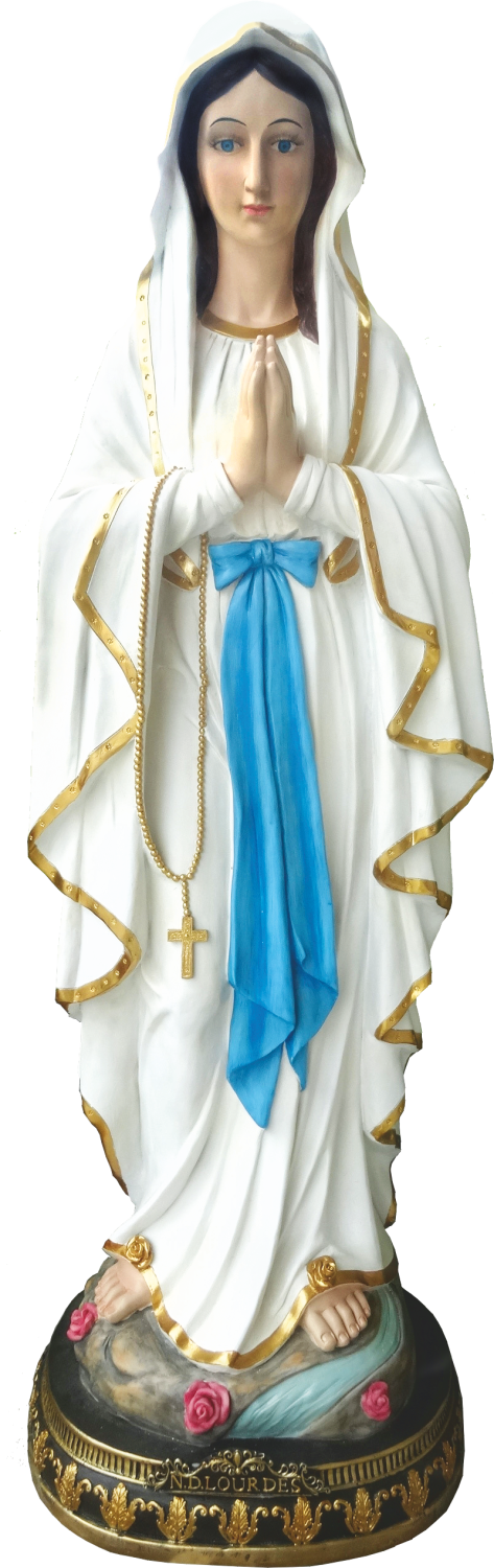 FIGURA MATKA BOSKA Z LOURDES 120 CM SZKLANE OCZY *4565 - obrazek 2