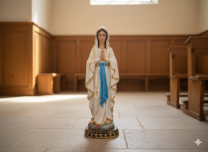 FIGURA MATKA BOSKA Z LOURDES 120 CM SZKLANE OCZY *4565