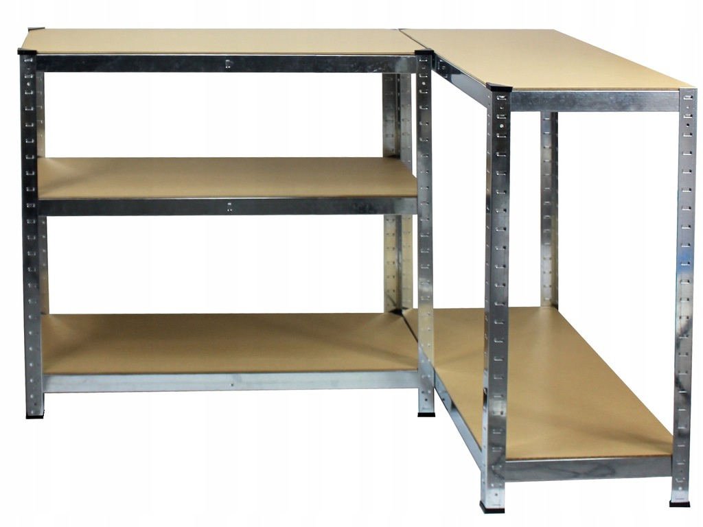 DWA REGAŁY 5-POZIOMOWE 90x30x180 CM UDŹWIG PÓŁKI:175 KG - obrazek 9