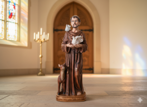 FIGURA ŚW. FRANCISZKA Z ASYŻU 99 CM *6148