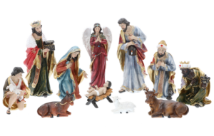 ZESTAW FIGUR BOŻONAR. 11 EL. DO 53 CM *1384