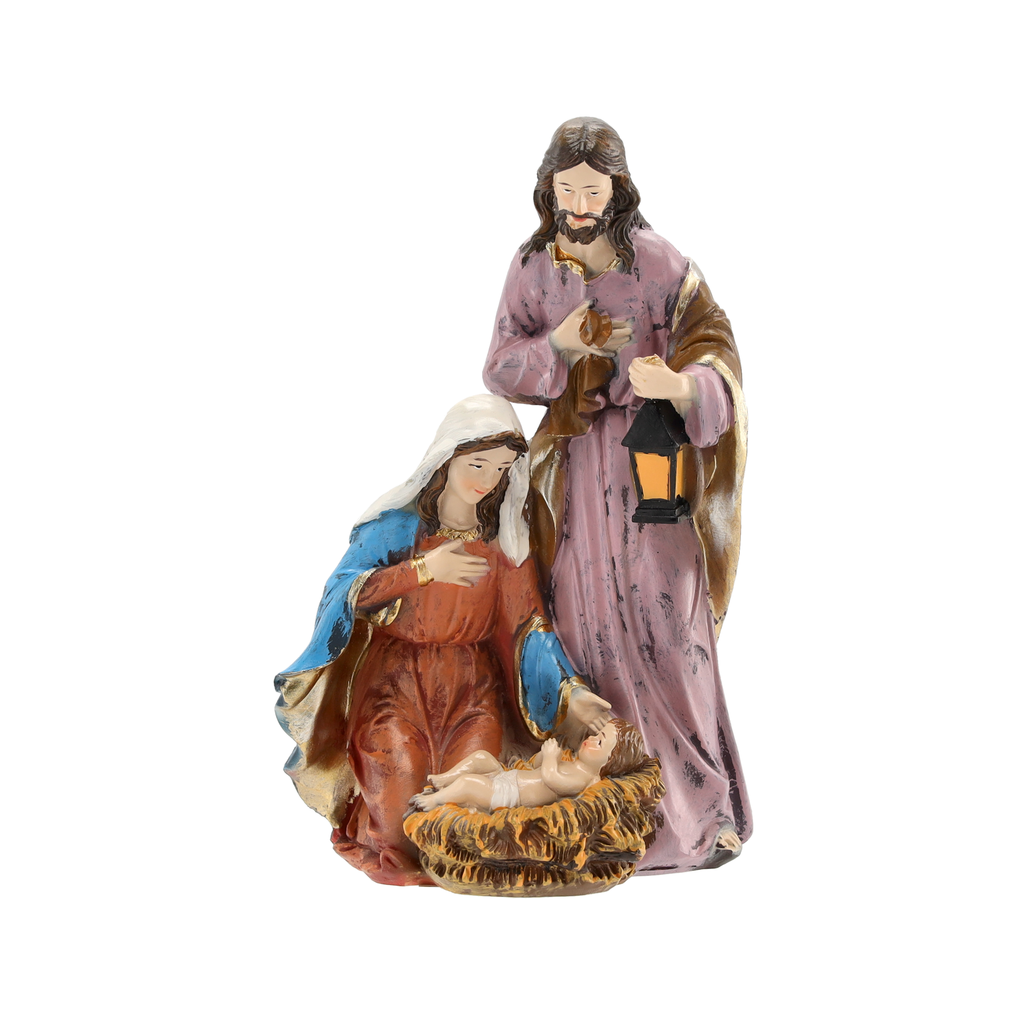 FIGURKA BOŻONAR. - ŚWIĘTA RODZINA 13 x 8,4 x 21 CM *6843 - obrazek 4