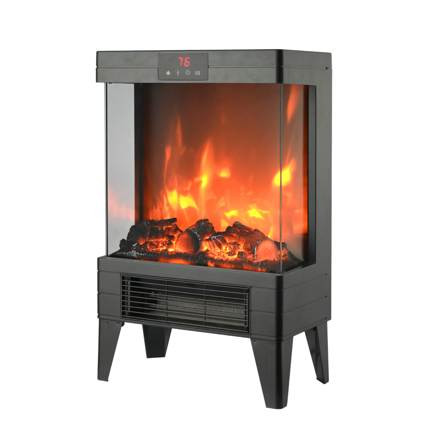 KOMINEK ELEKTRYCZNY - 32,2 x 18 x 52,3 CM - 2000W - obrazek 2