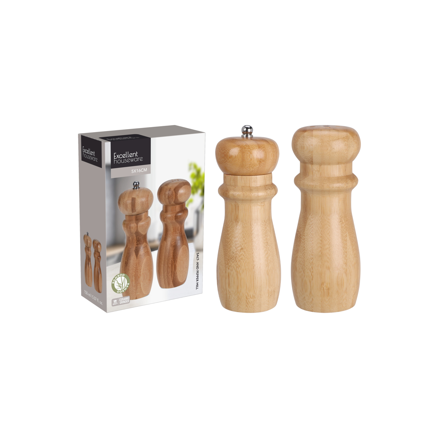 KPL. MŁYNEK PIEPRZ/SOL BAMBUS *8202*