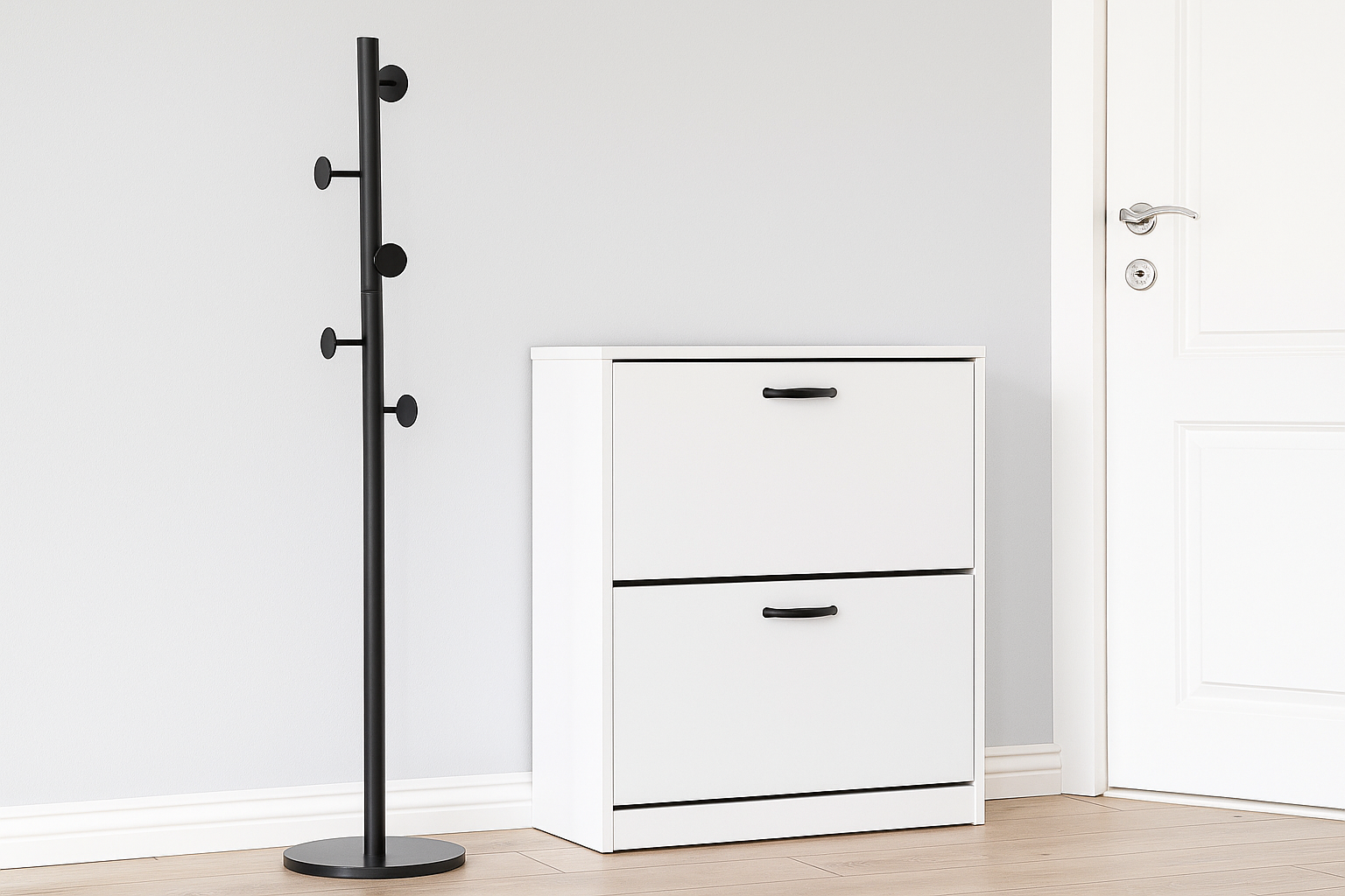 WIESZAK STOJĄCY REDA 174 CM CZARNY *5301 - obrazek 2