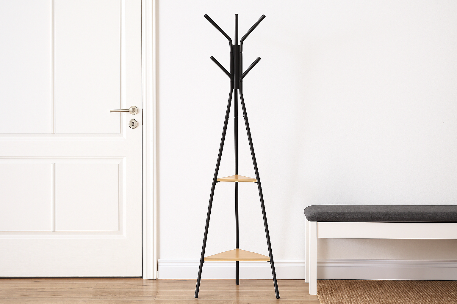 WIESZAK STOJĄCY TARES 180 CM Z PÓŁKAMI *5400 - obrazek 5