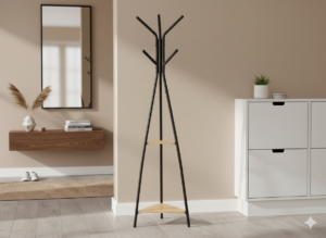 WIESZAK STOJĄCY TARES 180 CM Z PÓŁKAMI *5400