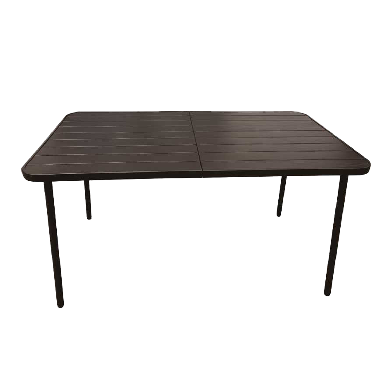 STOLIK OGRODOWY PROSTOKĄTNY 140 x 80 x 72 CM BRĄZOWY - obrazek 2