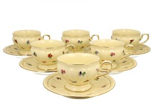 Pl 6 Filiżanek Ze Spodkiem England