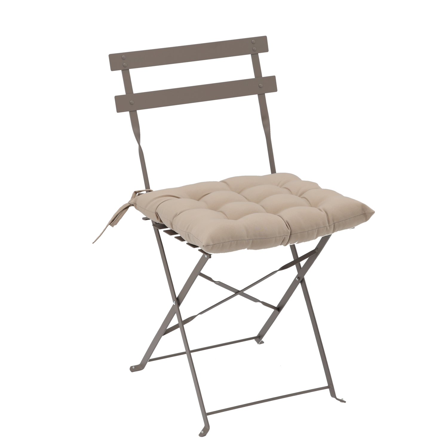 PODUSZKA NA KRZESŁO 40 x 40 x 6 CM NATURALNA - obrazek 4