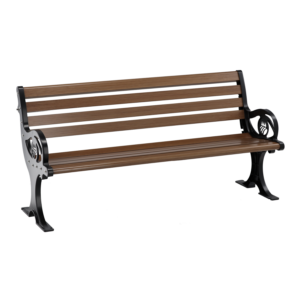 ŁAWKA OGRODOWA ALUMINIOWA "CHARLOTTE" 150 x 58 x 74 CM