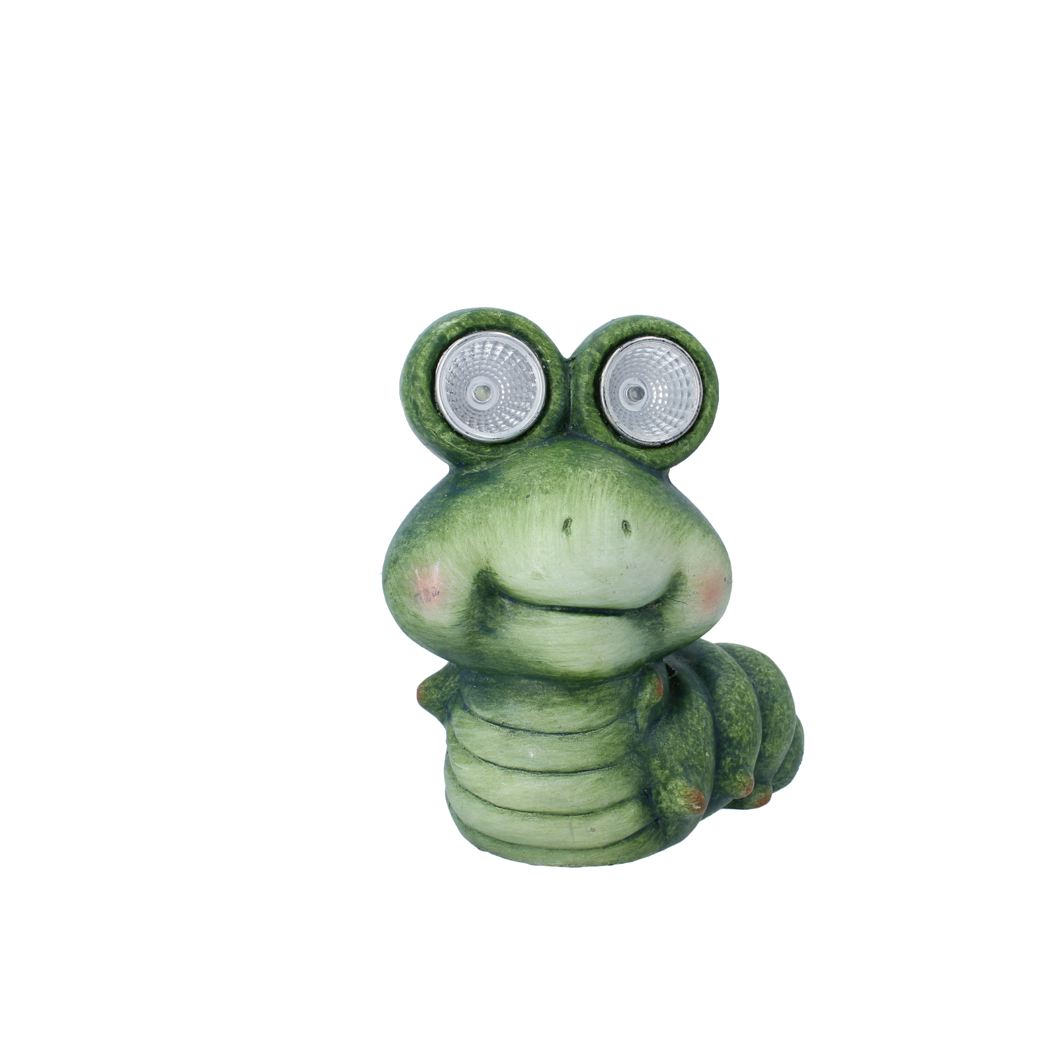 FIGURKA OGRODOWA - GĄSIENICA ZE ŚWIECĄCYMI OCZAMI 15 x 10 x 17,5 CM LED opak=4szt *7799 - obrazek 3