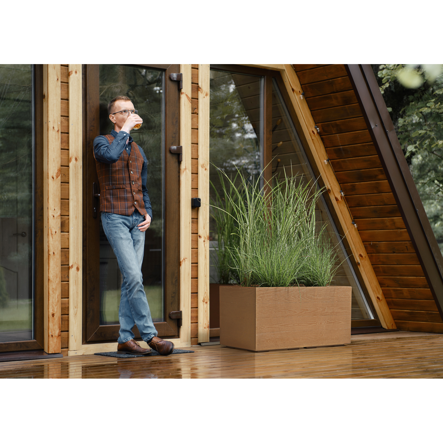 KWIETNIK KARO 800X400 DESKA-NATURALNE DREWNO*88851 - obrazek 3