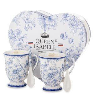 Kpl.dwóch Kubków Z Łyżeczkami