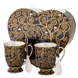 Kpl. Dwóch Kubków Z Łyżeczkami 300 Ml