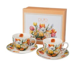 2 Filiżanki Ze Spodkami Maki