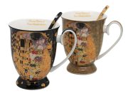 Kpl. Dwóch Kubków Z Łyżeczkami