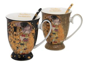 Kpl. Dwóch Kubków Z Łyżeczkami