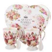 Kpl.dwóch Kubków Z Łyżeczkami