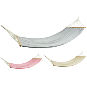 HAMAK 200x100cm Z DREWNIANYMI POPRZECZKAMI - UDŹWIG 150kg  *2665