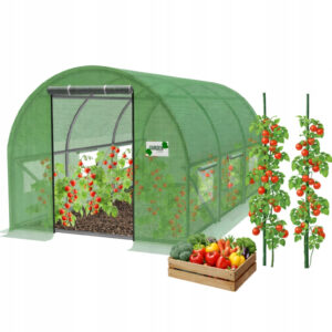 TUNEL FOLIOWY OGRODOWY 3 SEGMENTOWY ZIELONY 3 x 2 x 2 M VER 1