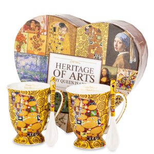 Kpl. Dwóch Kubków Z Łyżeczkami