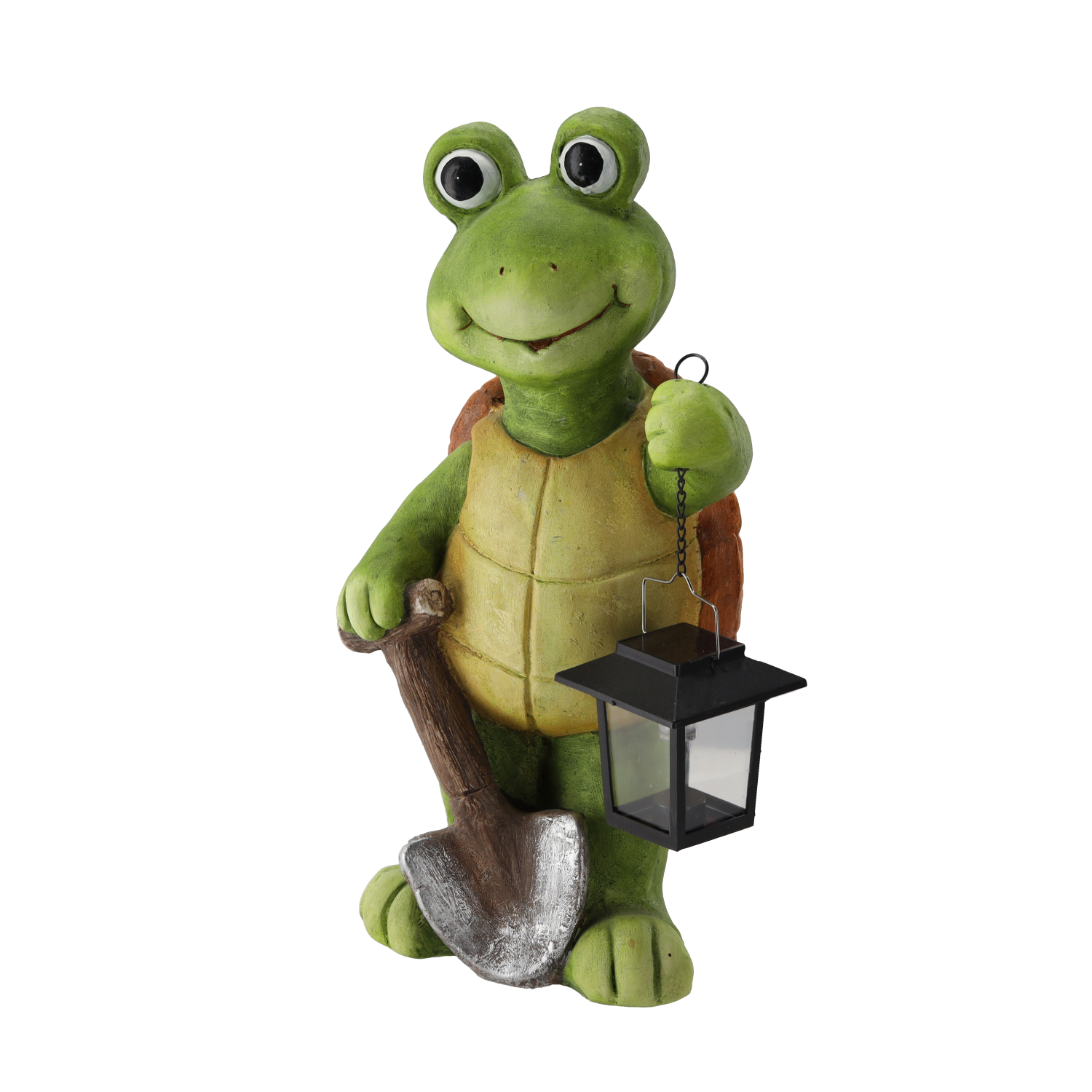 FIGURKA OGRODOWA - ŻÓŁW Z LATARNIĄ 20,7 x 17 x 42,5 CM LED *7171 - obrazek 2