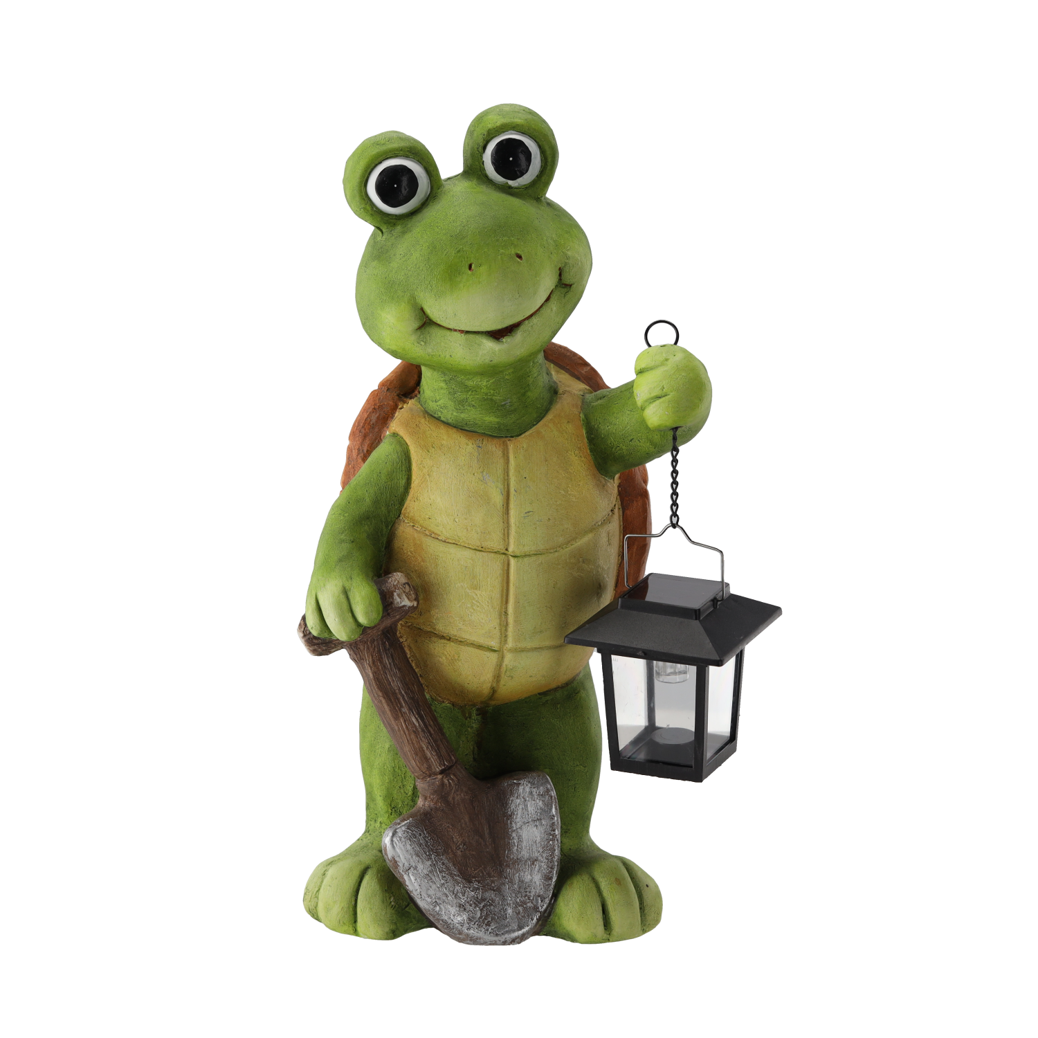 FIGURKA OGRODOWA - ŻÓŁW Z LATARNIĄ 20,7 x 17 x 42,5 CM LED *7171 - obrazek 3