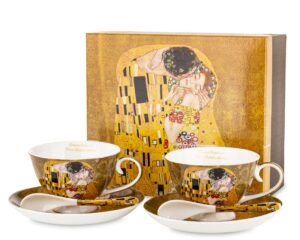 Kpl. Filiżanek I Podstawek Z Łyżeczkami