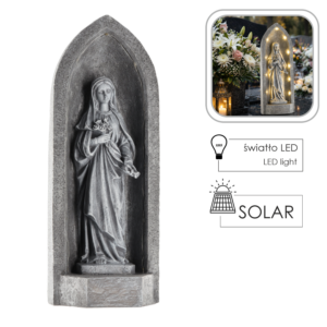 FIGURA MARYJA W KAPLICZCE LED 20 x 16,5 x 51,5 CM *1604