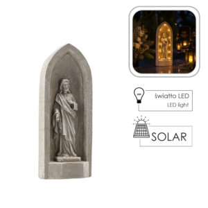 FIGURA JEZUS W KAPLICZCE LED 12 x 9 x 30 CM *1611