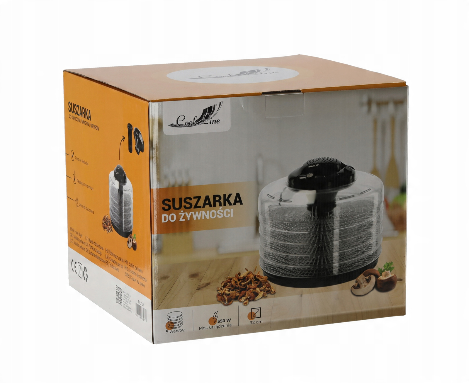 SUSZARKA DO ŻYWNOŚCI 5-POZIOMOWA 350W FI 32 CM *2721 - obrazek 4