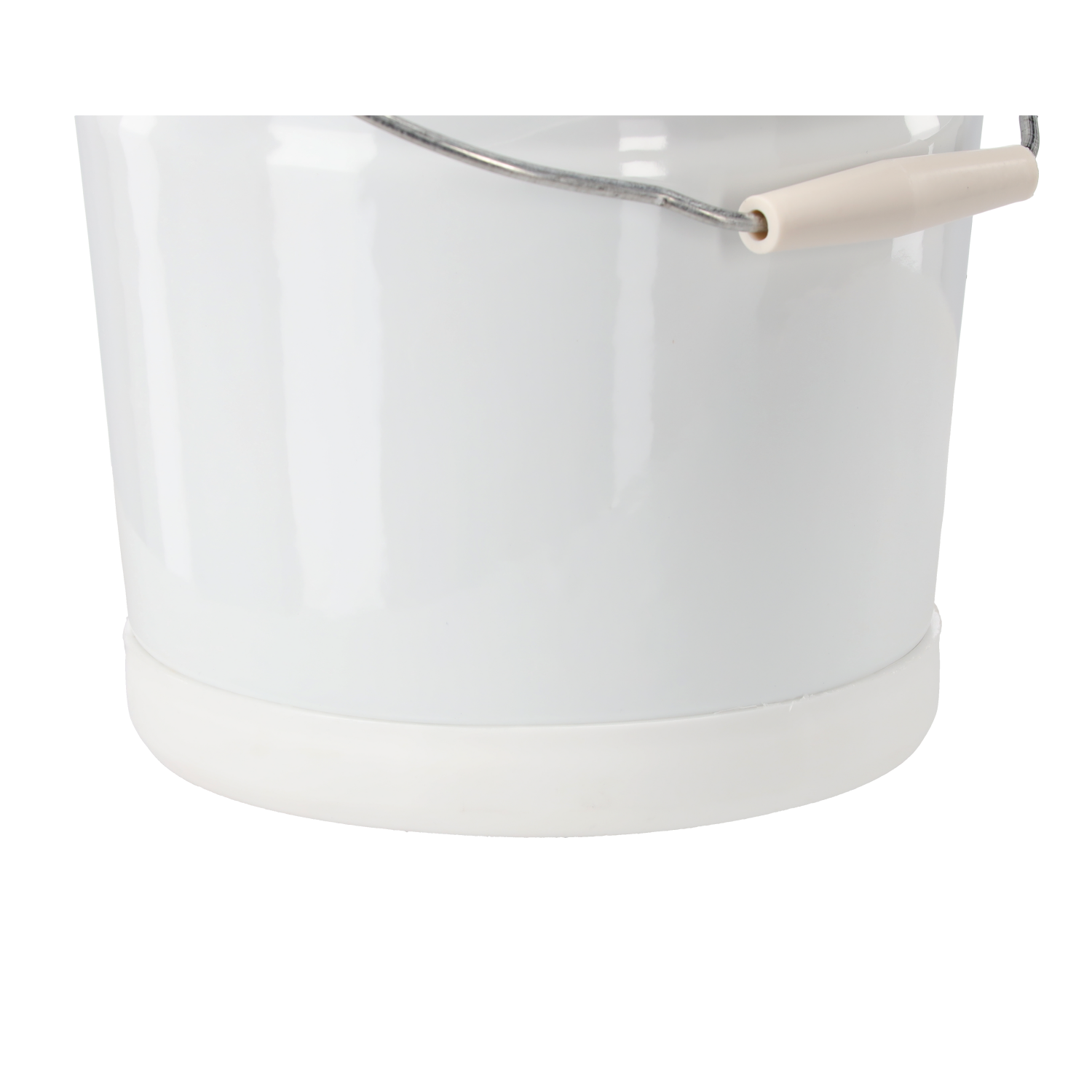 WIADRO EMALIOWANE 12 L 26 CM BIAŁE *6079 - obrazek 2