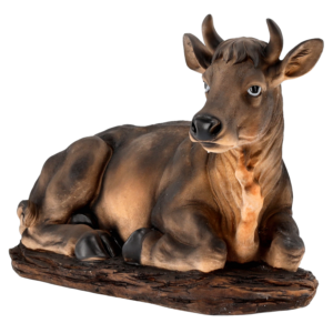 FIGURA KROWA 25 x 57 x 40 CM (106,68 CM) polyresin *2931